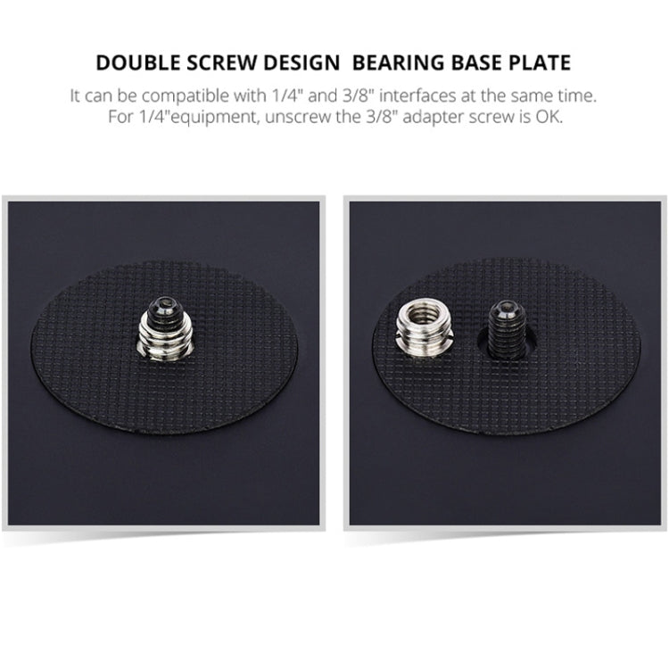 YELANGU L40T 40cm 碳纖便攜桌面滑軌適用於單反相機/ 攝像機