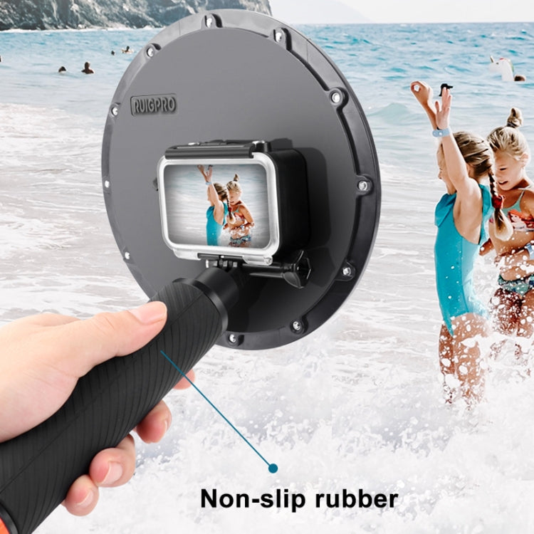 RUIGPRO 適用於DJI Osmo Action 水面鏡頭防水罩 潜水球面罩