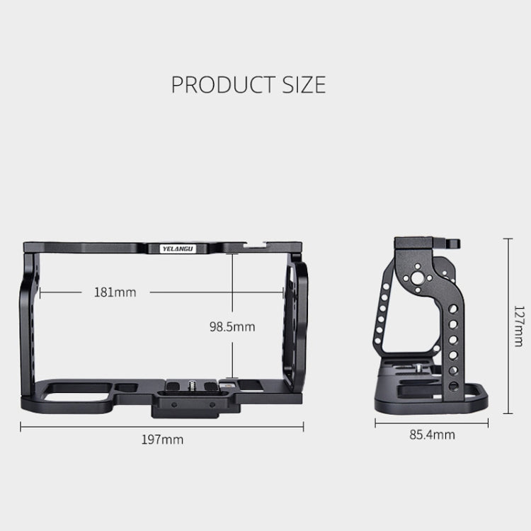 YELANGU C9 YLG0911A-A  專用BMPCC 4K兔籠  單框