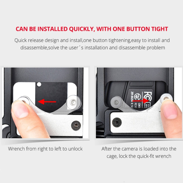 YELANGU C9 YLG0911A-A  專用BMPCC 4K兔籠  單框