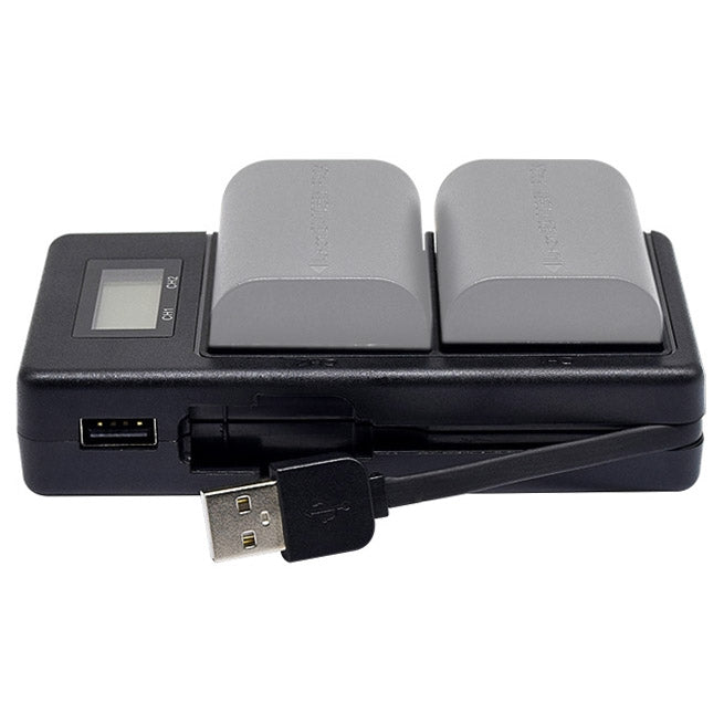 LP-E6 數碼相機單反電池數顯液晶充電器適用於佳能系列