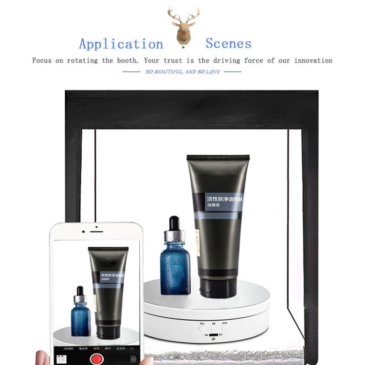 138智能充電旋轉盤 普通款 360度旋轉轉盤展示架攝影視頻拍攝道具轉盤 承重3KG