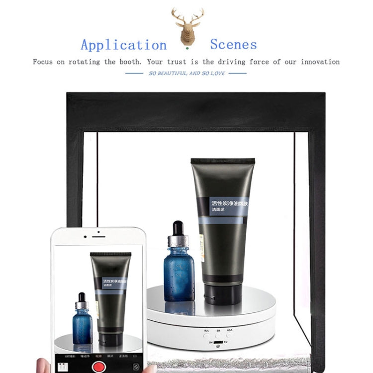 138智能充電旋轉盤 鏡面款 360度旋轉轉盤展示架攝影視頻拍攝道具轉盤 承重3KG