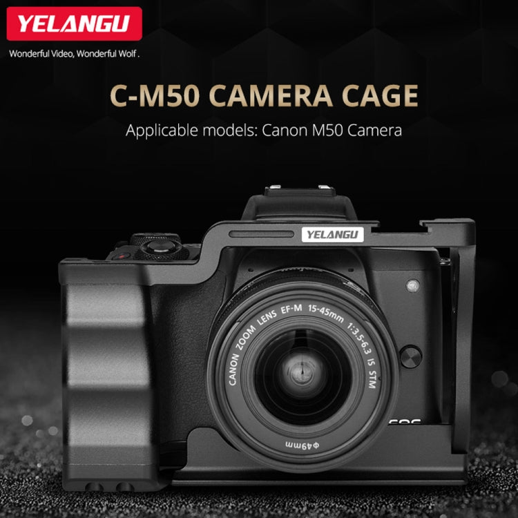 YELANGU C14-A YLG0714A-A Video Camera Cage Stabilizer for Canon EOS M50