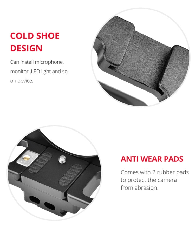 YELANGU C15 YLG0711A  適用於尼康Z6/Z7兔籠  帶手柄&滑軌