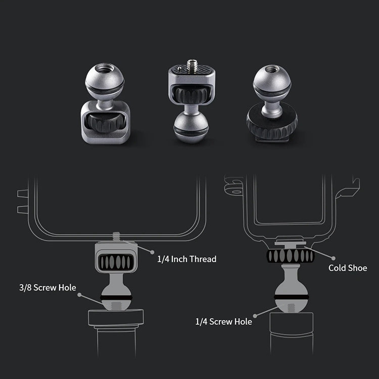 PGYTECH攝影魔術手怪臂萬向支架連接三腳架手機攝影補光燈監視器
