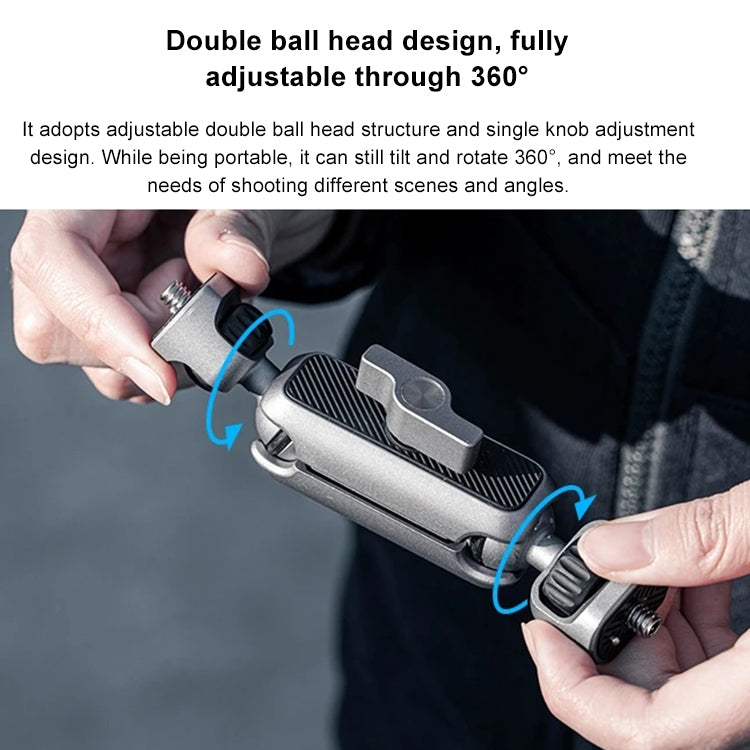 PGYTECH攝影魔術手怪臂萬向支架連接三腳架手機攝影補光燈監視器