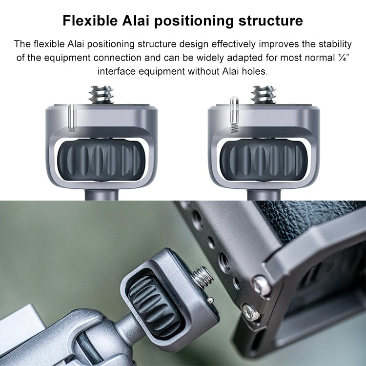 PGYTECH攝影魔術手怪臂萬向支架連接三腳架手機攝影補光燈監視器