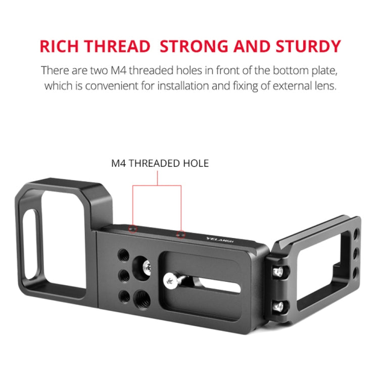 YELANGU CL6 YLG0712A適用於索尼A9  / A7 III/ A7R III 橫豎拍板