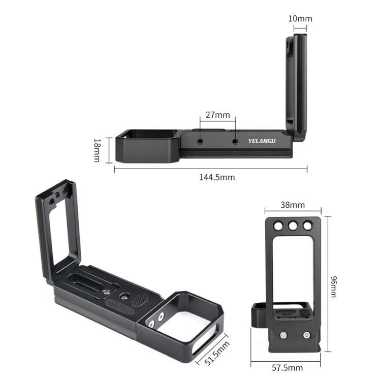 YELANGU CL6 YLG0712A適用於索尼A9  / A7 III/ A7R III 橫豎拍板