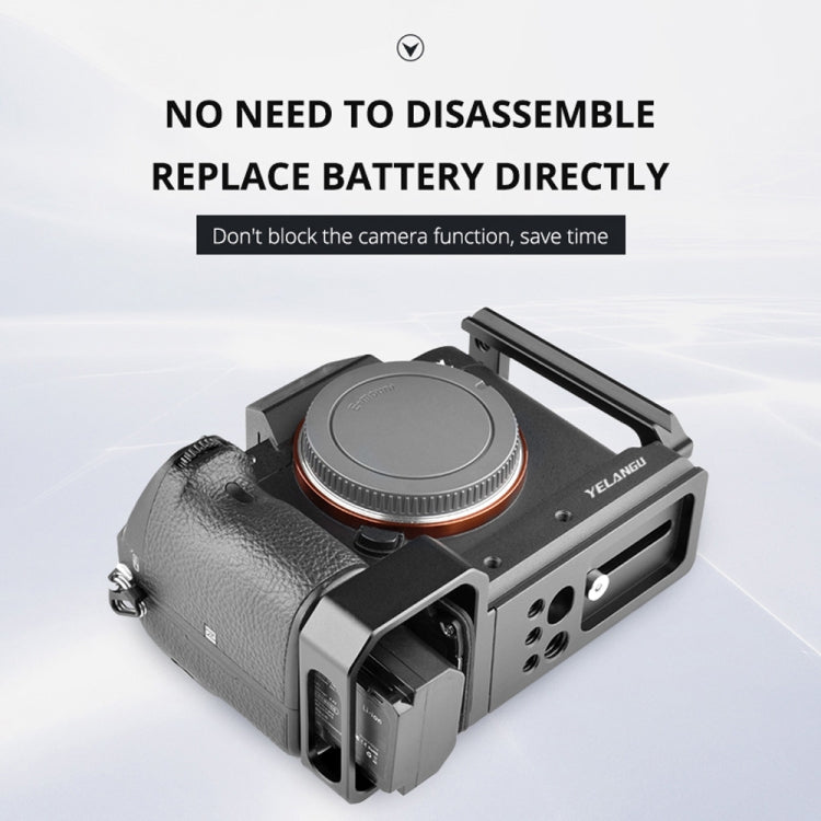 YELANGU CL6 YLG0712A適用於索尼A9  / A7 III/ A7R III 橫豎拍板