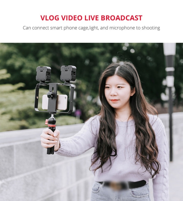 YELANGU T1 YLG1202A 金屬迷你三腳架帶雲台