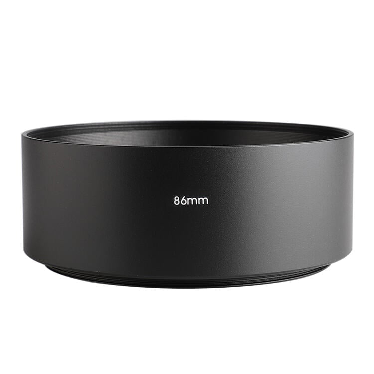 86mm 中長焦專用全金屬遮光罩 羅口直筒式