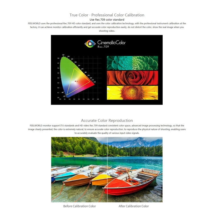 富威德 LUT6 1920x1080 2600 nits 6英寸IPS屏 觸控HDMI 4K攝影監視器