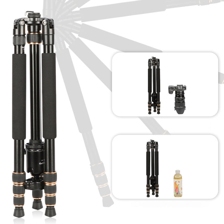 捷寶 554 可調節鋁合金三腳架帶雲台 適用於單反相機