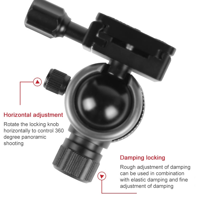 捷寶 888 可調節碳纖維三腳架帶雲台 適用於單反相機, 管徑: 28cm
