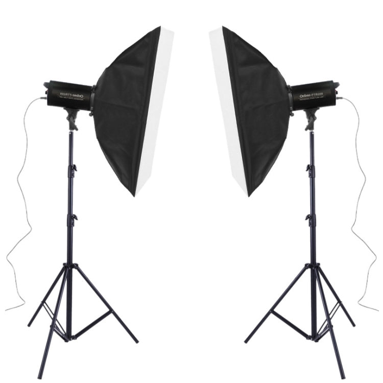 捷寶 歐寶 TTR600W 70x100cm柔光箱+拍攝燈架+2x E27燈泡 攝影兩件套