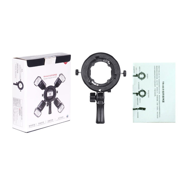 捷寶 TR-05 閃光燈支架多功能機頂通用S型支架保榮口配件轉接口