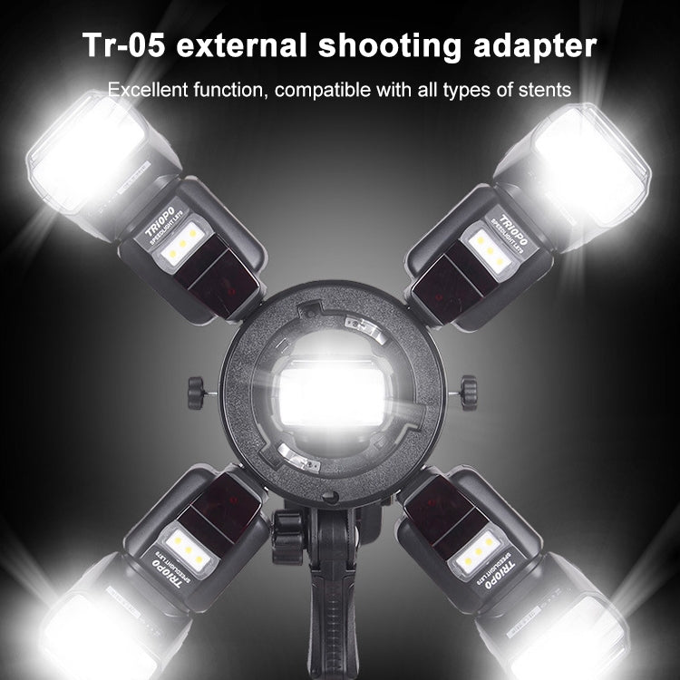 捷寶 TR-05 閃光燈支架多功能機頂通用S型支架保榮口配件轉接口