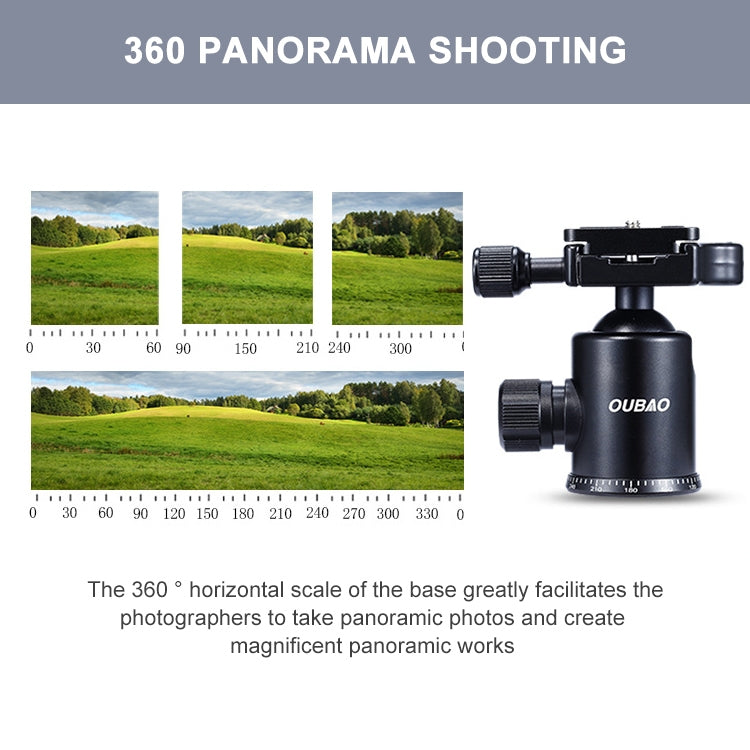 捷寶 歐寶A-608S 可調節鋁合金三腳架帶雲台 適用於單反相機