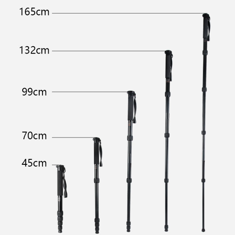 貝欣 MAS325 便攜旅遊鋁合金單反相機戶外獨腳架單腳架