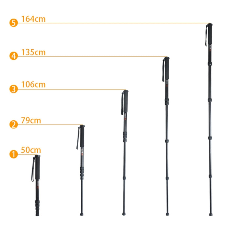 貝欣 P285-A 便攜旅遊鋁合金單反相機戶外獨腳架單腳架