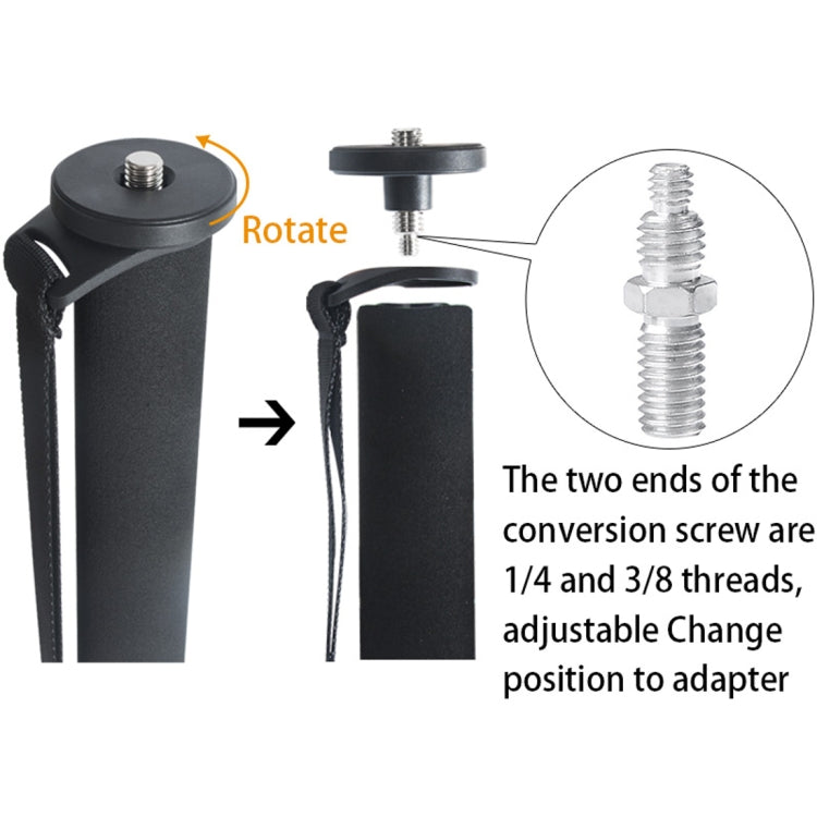 貝欣 P285-A 便攜旅遊鋁合金單反相機戶外獨腳架單腳架