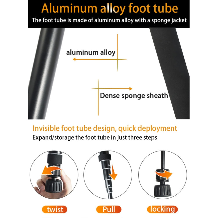 貝欣 P308 便攜旅遊鋁合金單反相機戶外獨腳架單腳架