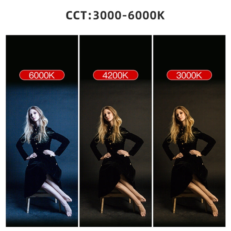 樂士歐P200 RGB手持全彩補光燈 帶遙控