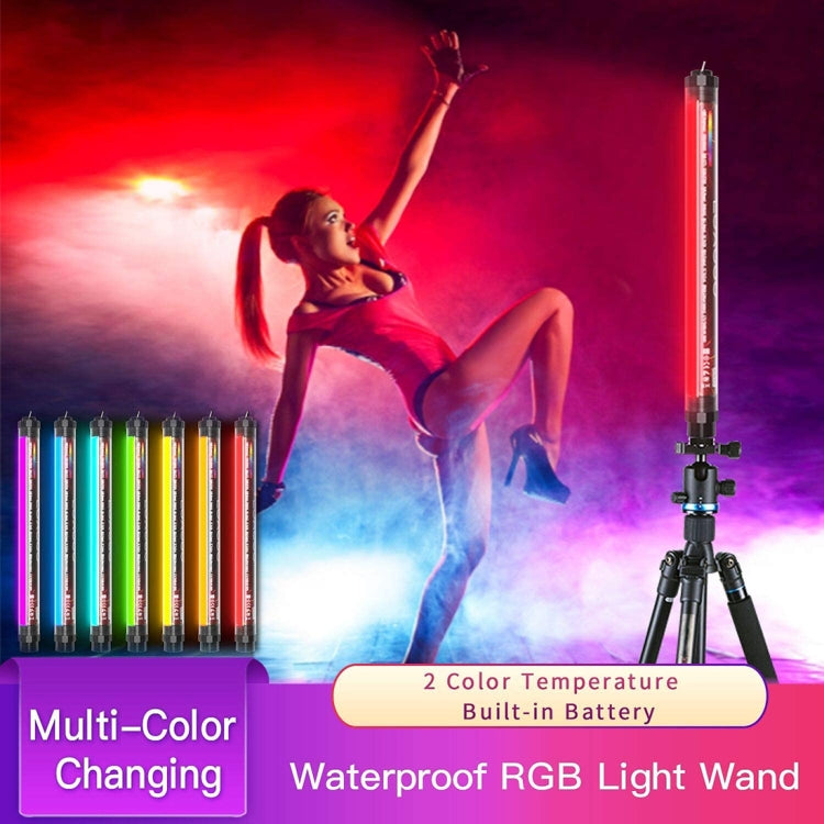 樂士歐P7RGB Pro手持全彩補光燈 36000色+APP+4種特效 帶遙控