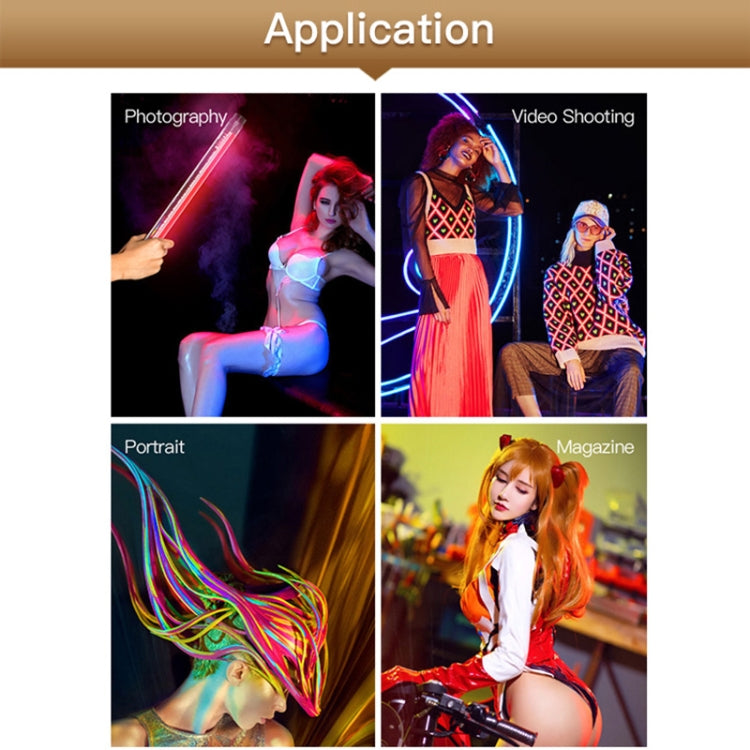 樂士歐P7RGB手持七彩補光燈 8色+4種特效 帶遙控