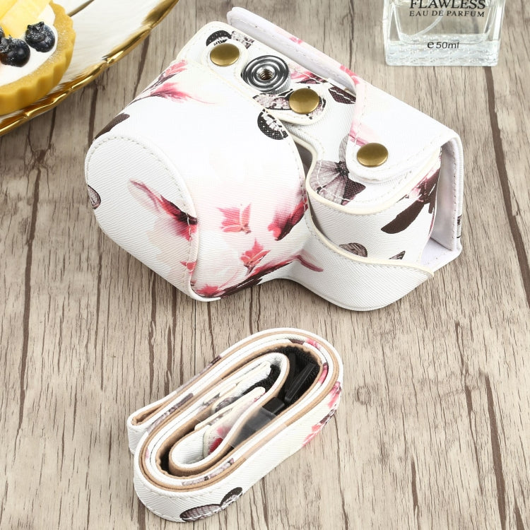 適用於索尼 A6000 / A6300 / A6400 / Nex 6 花紋皮質相機套