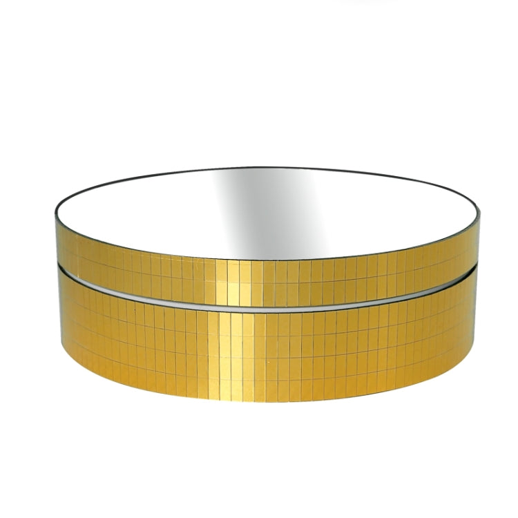 12cm 360度 電動旋轉轉盤展示架攝影視頻拍攝道具轉盤 鏡面 承重3kg