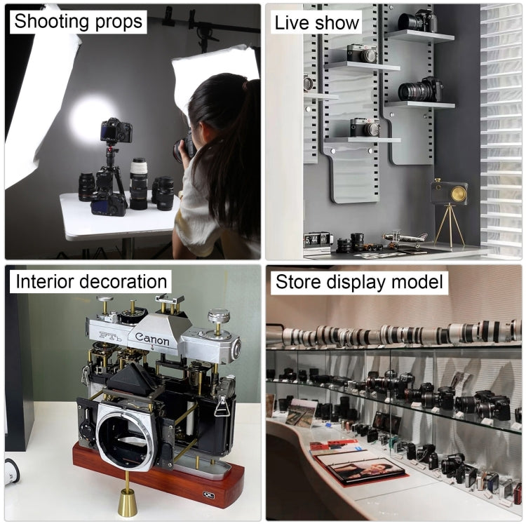 立體手工空間相機 桌面擺件/別墅裝飾工藝品 適用於佳能