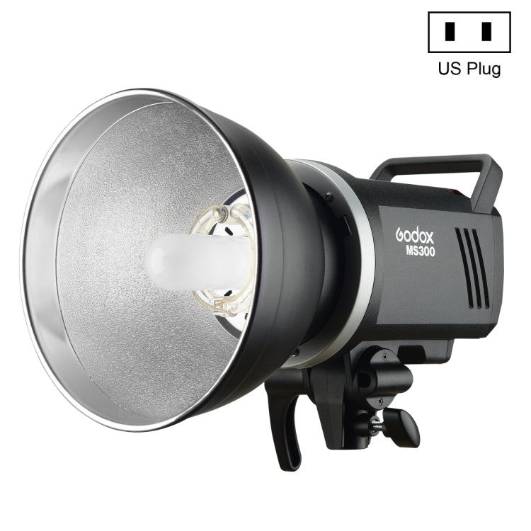Godox MS300 Studio Flash Light 300Ws Bowens Mount Studio Speedlight with Cover, MS300