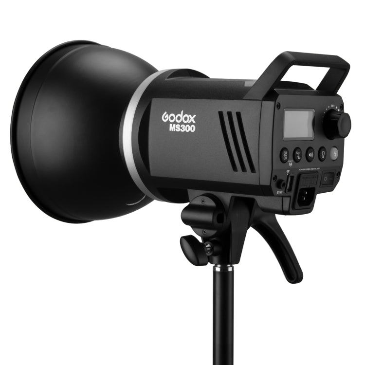 Godox MS300 Studio Flash Light 300Ws Bowens Mount Studio Speedlight with Cover, MS300