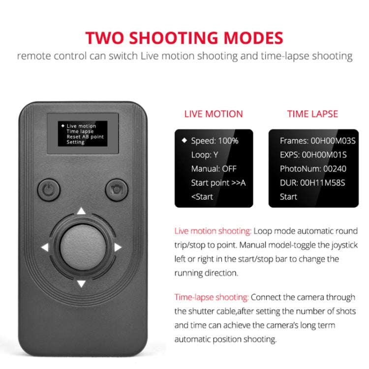 野狼谷 L80TC  80cm電動滑軌2.4G遙控器版適用於單反相機/ 攝像機