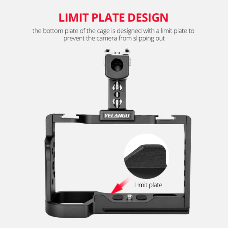 YELANGU C24 適用於索尼Alpha 7C / A7C / ILCE-7C 攝像機 兔籠 帶手柄套件