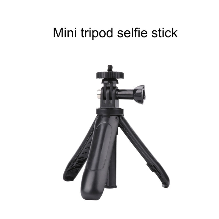 Multi-functional Foldable Tripod Holder Selfie Monopod Stick for GoPro, Insta360, DJI and Other Action Cameras, Length: 12-23cm