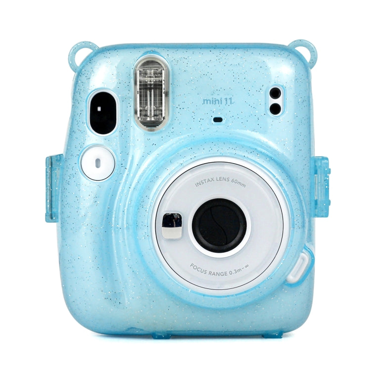 閃粉水晶殼帶掛繩 適用於富士拍立得 Instax mini 11