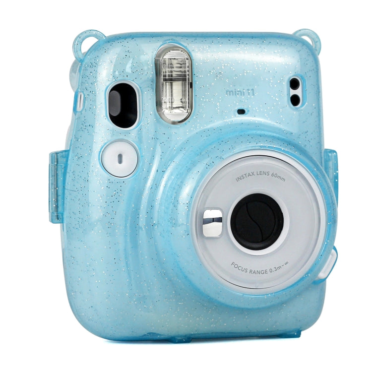 閃粉水晶殼帶掛繩 適用於富士拍立得 Instax mini 11