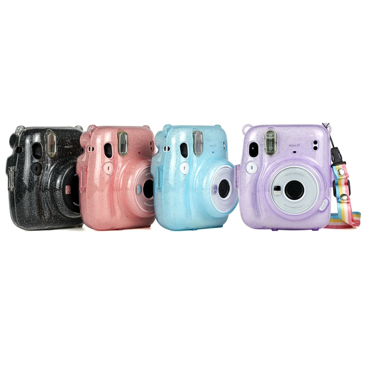 閃粉水晶殼帶掛繩 適用於富士拍立得 Instax mini 11