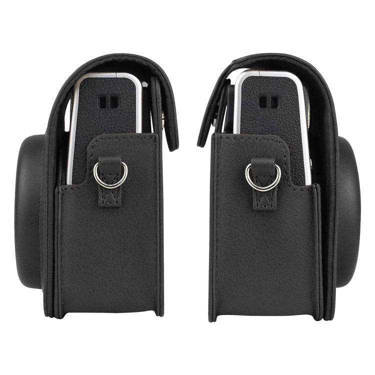 復古皮質相機包帶掛繩 適用於拍立得mini 4 相機