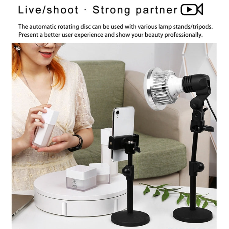 42cm遙控款100kg 電動旋轉轉盤展示架攝影視頻拍攝道具轉盤 插電 澳規