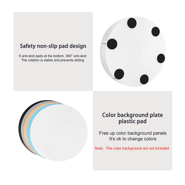 42cm遙控款100kg 電動旋轉轉盤展示架攝影視頻拍攝道具轉盤 插電 澳規