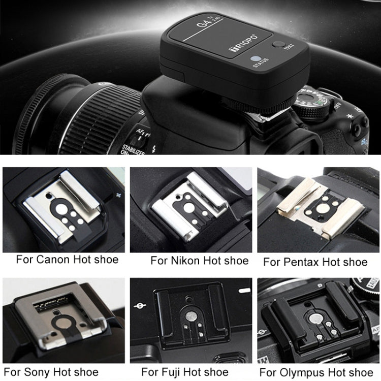 捷寶 G4機頂燈發射器觸發引閃器 用於內置2.4G模塊閃光燈