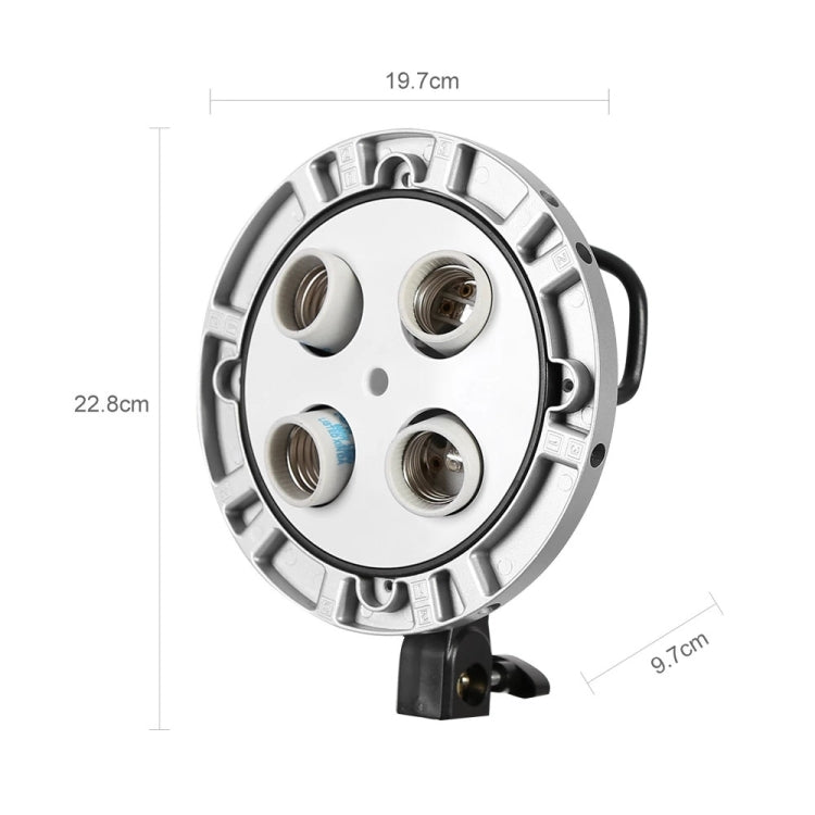 Godox  TL-4三基色燈頭 E27接口燈頭座