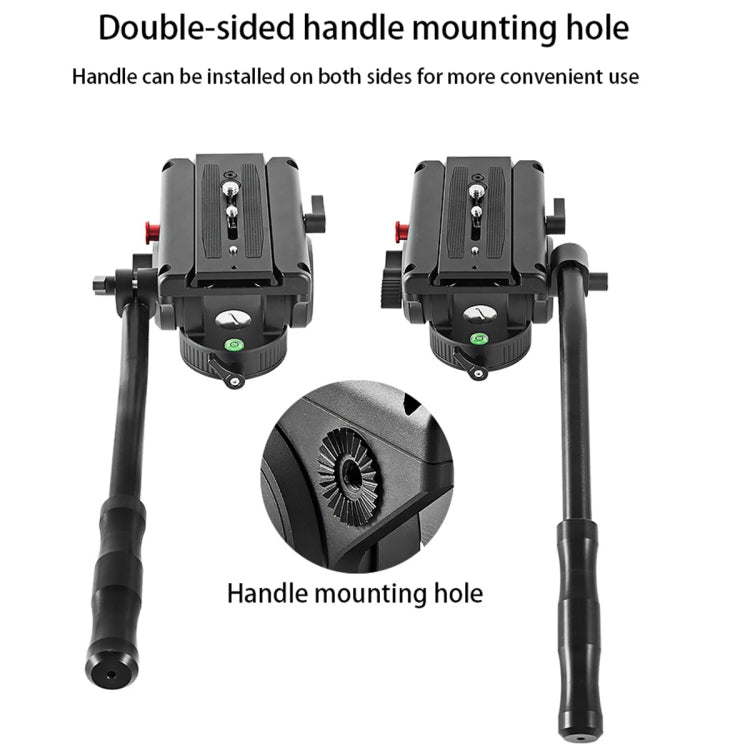 BEXIN VH-105 貝欣金屬液壓雲台 360度全景攝影三腳架攝影機雲台