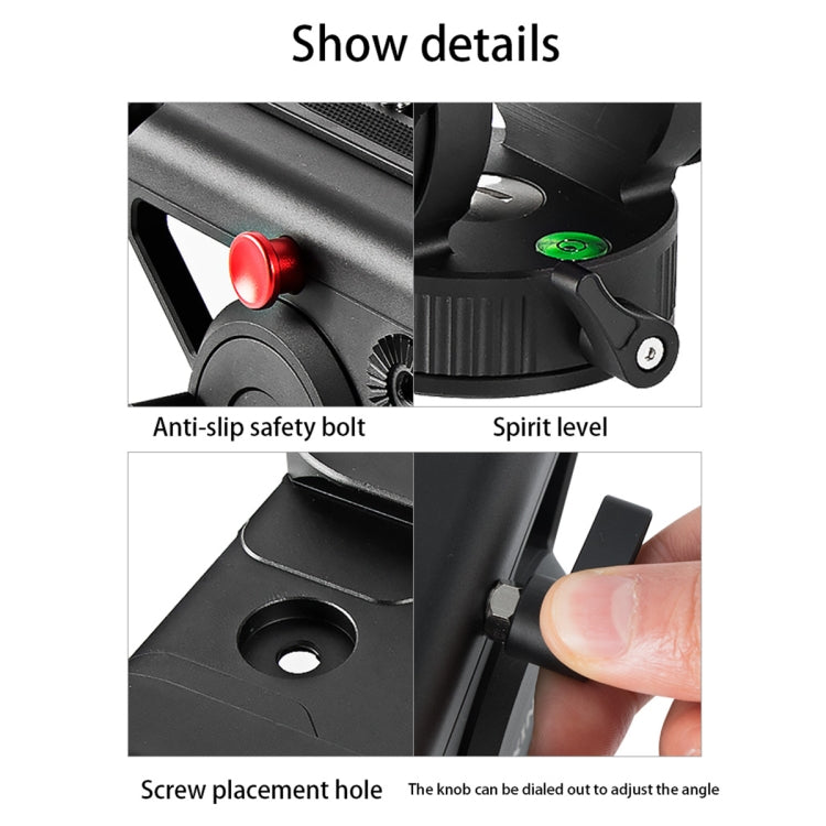 BEXIN VH-105 貝欣金屬液壓雲台 360度全景攝影三腳架攝影機雲台