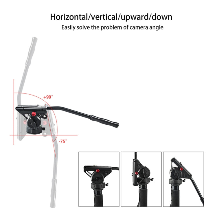 BEXIN VH-105 貝欣金屬液壓雲台 360度全景攝影三腳架攝影機雲台